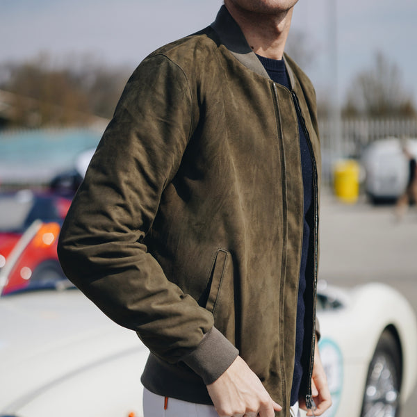 Bomber Suede Jacket